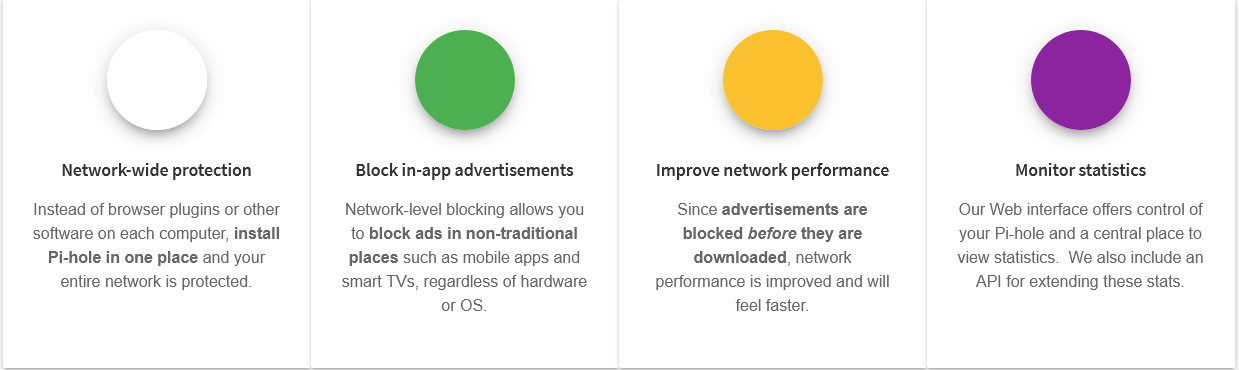 pihole features